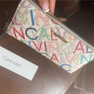 Calvin Klein wristlet purse